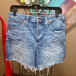 Madewell High-Rise Denim Shorts size 30 EUC